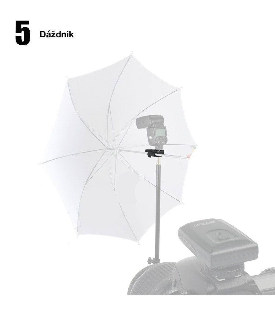 Godox CT-16 s dáždnikom
